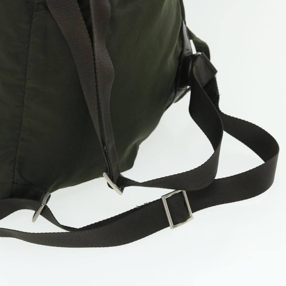 PRADA Backpack Nylon Khaki Auth bs7575 - Picture 7 of 16